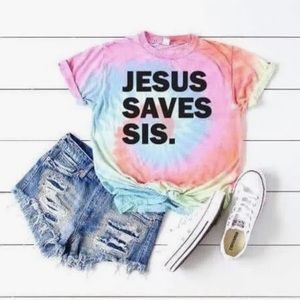 Jesus Saves Sis Tee